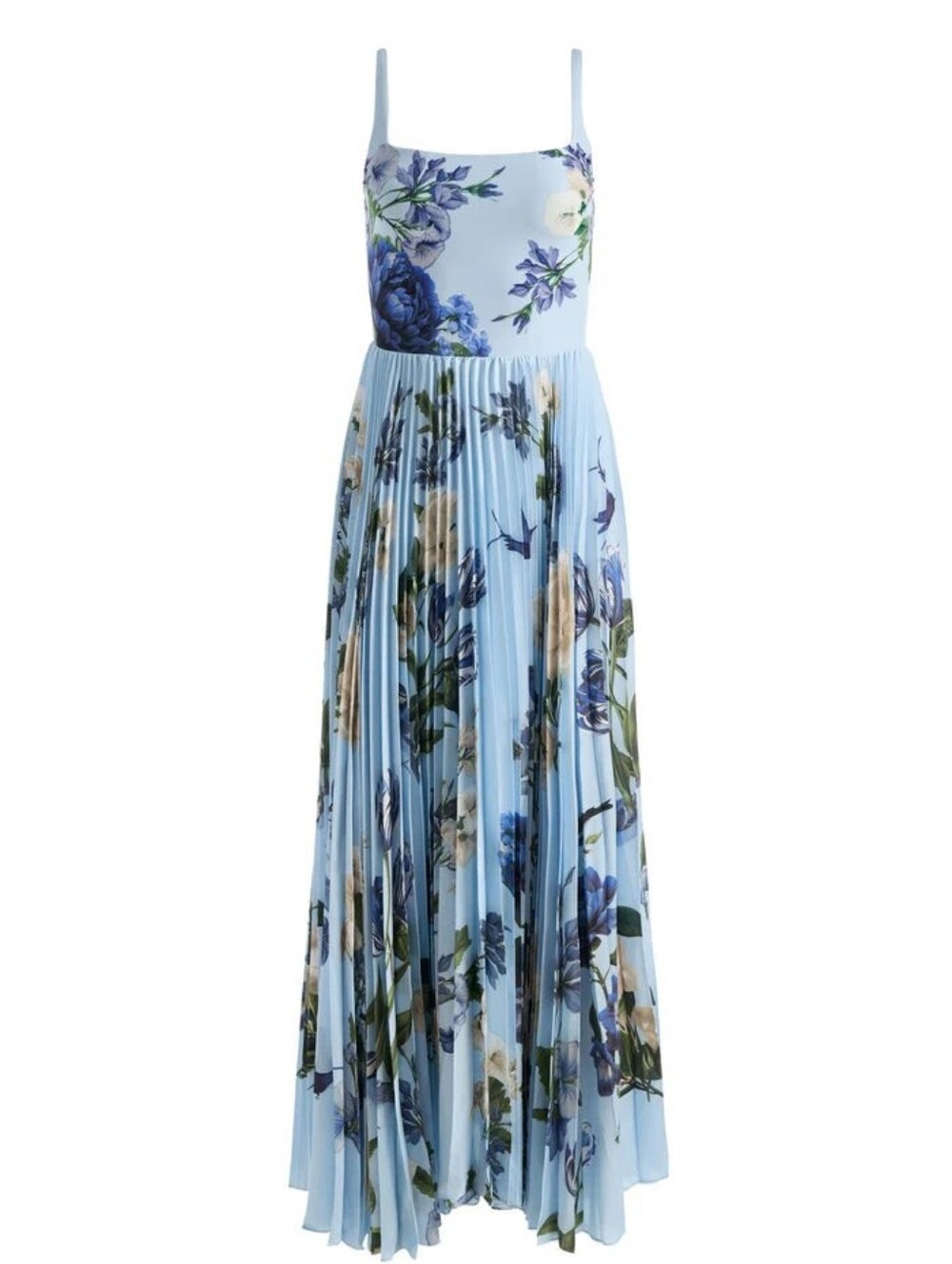 Alice + Olivia CAROLYN PLEATED MAXI DRESS - Picture 6 of 6